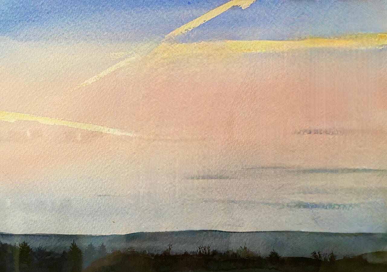 Abendhimmel 20 x 30 cm