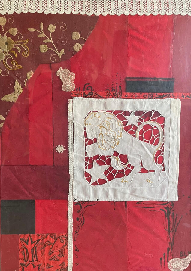 Löwe. 50 x 79 cm