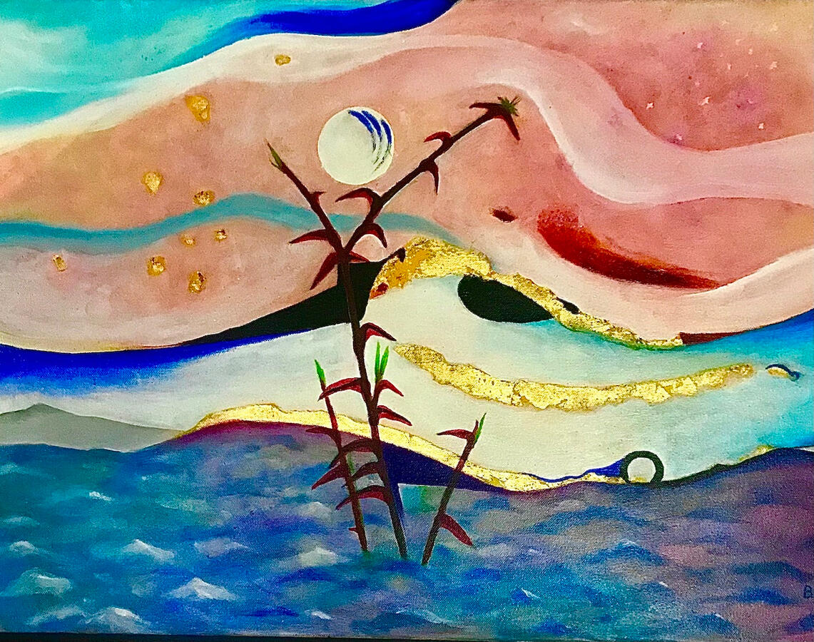 Des Meeres und der Liebe Wellen 50 X 60 cm