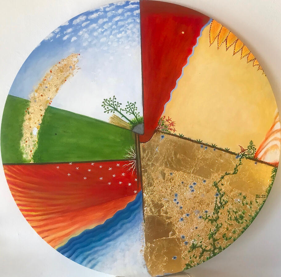 Hommage á Hildegard von Bingen 100cm